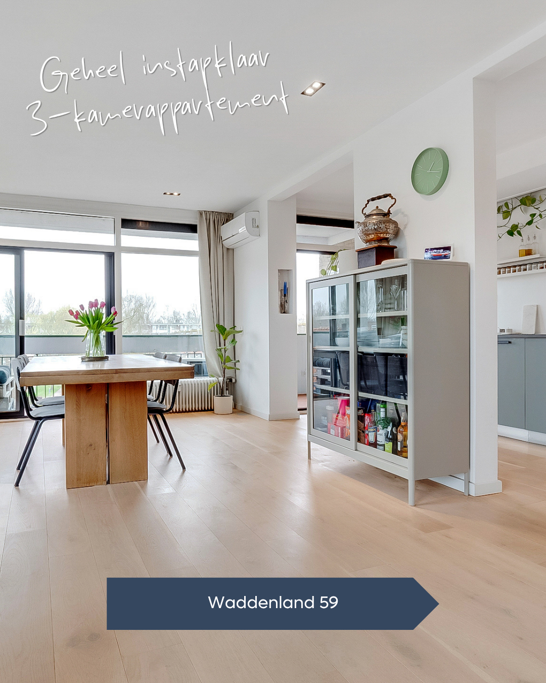 𝐓𝐄 𝐊𝐎𝐎𝐏 🏡 Recent gerenoveerd 3-kamerappartement in Duivendrecht ✨⁠

Licht, ruim en instapklaar met een moderne open keuken...