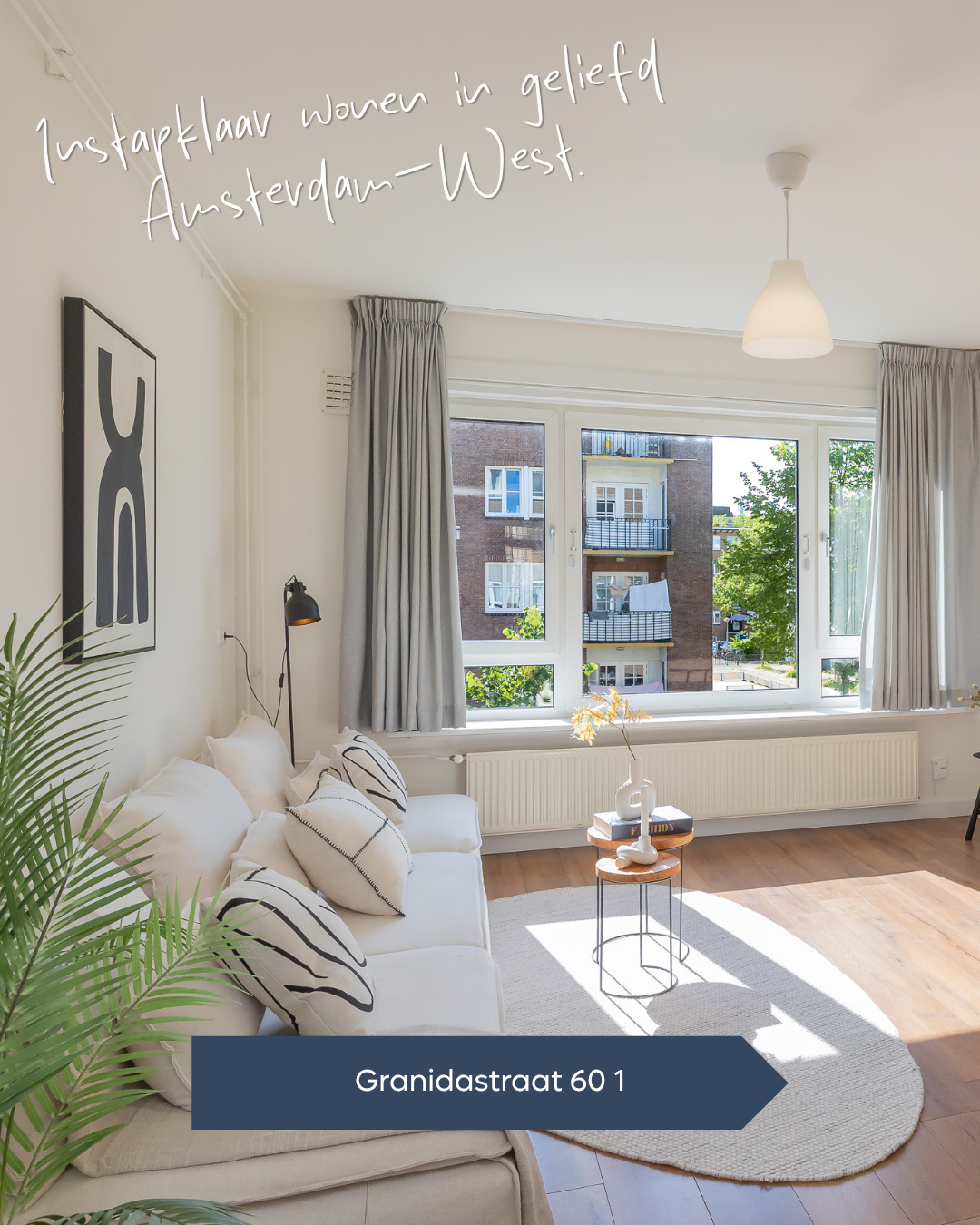𝐓𝐄 𝐊𝐎𝐎𝐏 🏠 Licht, groen en centraal wonen in Amsterdam-West. ☀️⁠
⁠
Dit praktisch ingedeelde 3-kamerappartement van ca. 50...