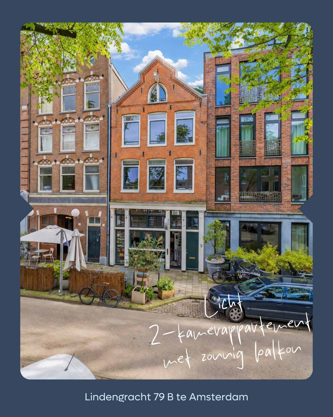 𝐓𝐄 𝐊𝐎𝐎𝐏 🏡 Wonen op een droomplek in de Jordaan ☀️⁠ Licht en slim ingedeeld 2-kamerappartement aan de Lindengracht, met een...