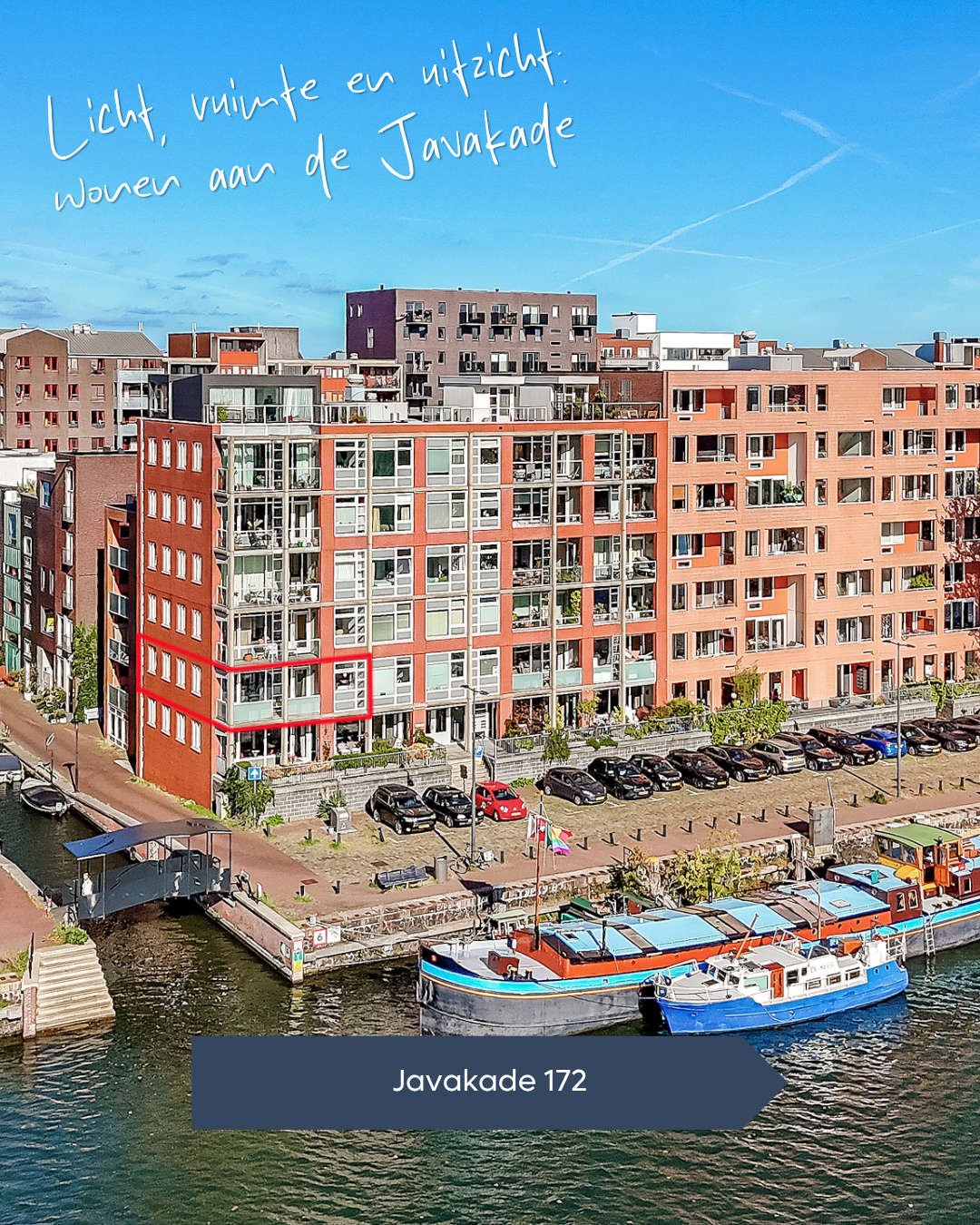 𝐓𝐄 𝐊𝐎𝐎𝐏 🏠 Wonen aan het IJ met uitzicht dat nooit verveelt!⁠
⁠
Op het geliefde Java-eiland vind je dit uitstekend...