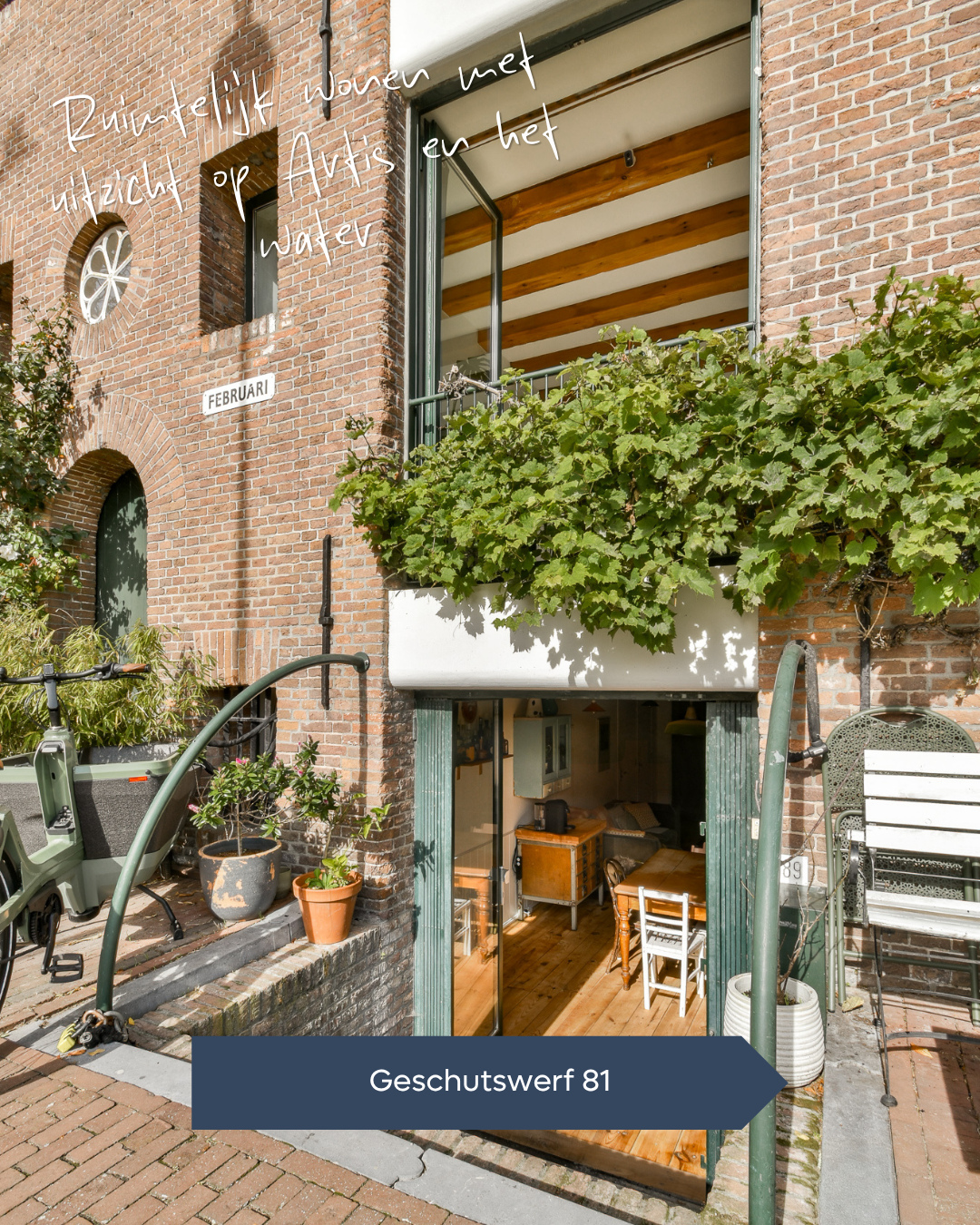 𝐓𝐄 𝐊𝐎𝐎𝐏 🏠 Uniek benedenhuis van ca. 220 m² in het monumentale De Kalenderpanden, gelegen aan het Entrepotdok met uitzicht...