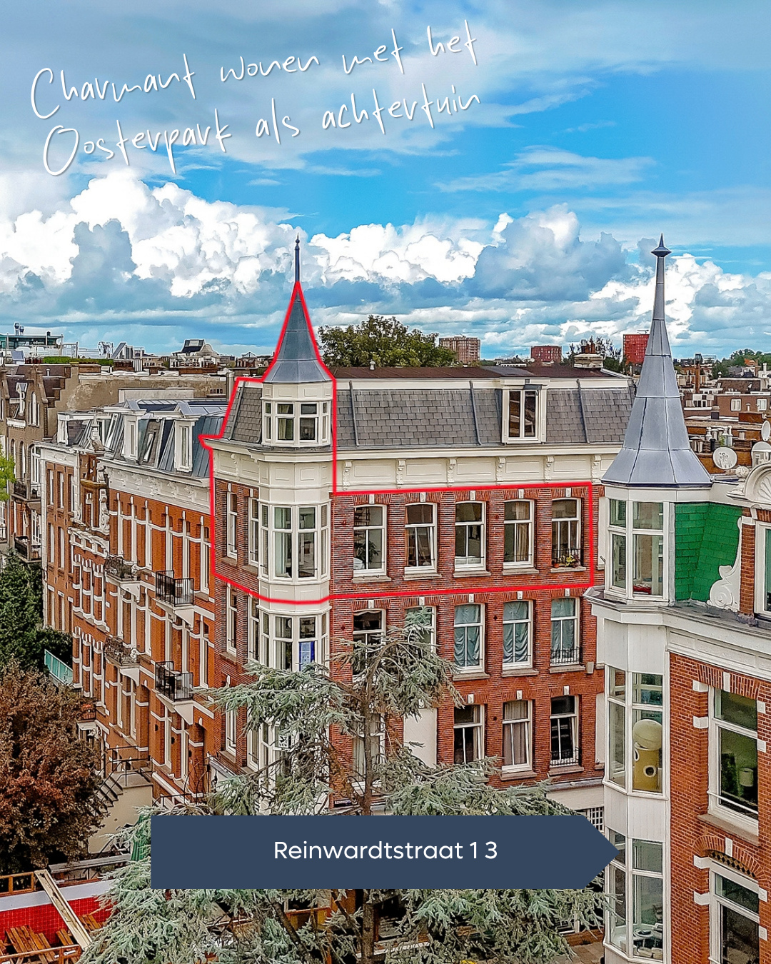 𝐓𝐄 𝐊𝐎𝐎𝐏 🏠 Een charmant bovenhuis met het Oosterpark letterlijk als uitzicht 🌿⁠
⁠
Deze charmante hoekwoning bevindt zich op...
