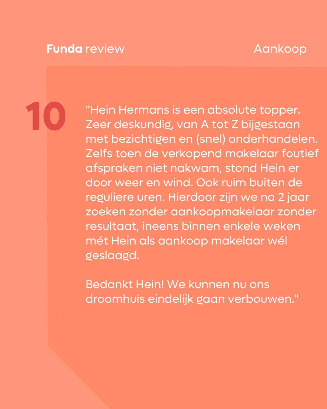Na twee jaar zoeken zonder resultaat, vonden zij binnen enkele weken mét onze aankoopmakelaar Hein hun droomhuis. 🏡⁠
⁠
Dit...