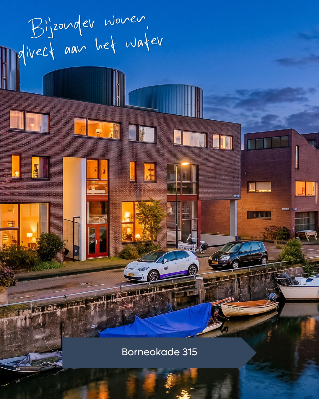 𝐓𝐄 𝐊𝐎𝐎𝐏 🏠 Stadse allure, waterrijke rust en ruimte om thuis te komen.⁠
⁠
Stadse levendigheid en wonen aan het water komen...