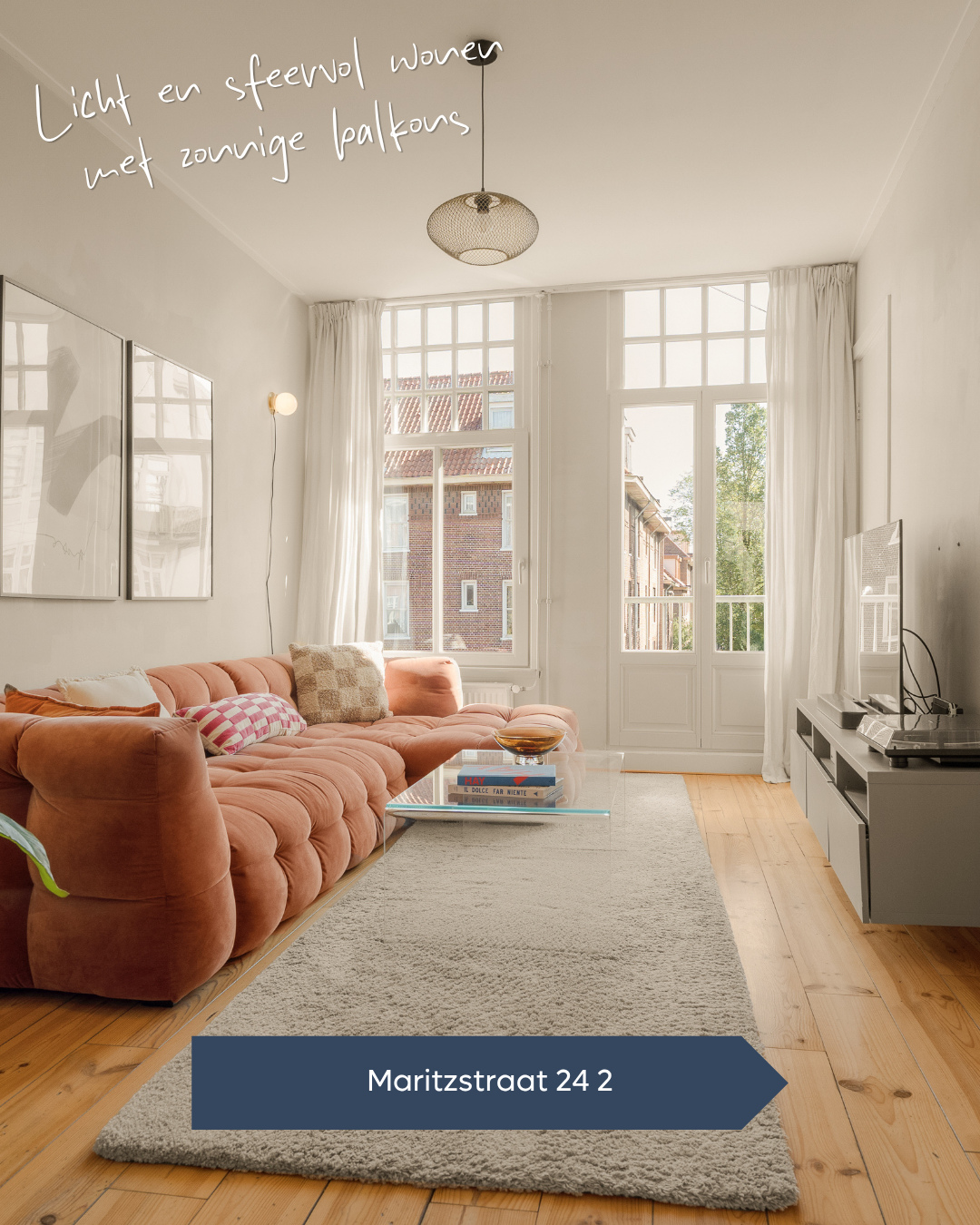 𝐓𝐄 𝐊𝐎𝐎𝐏 🏠 Licht, sfeervol en vol karakter! Dit fijne 2/3-kamerappartement van ca. 56 m² ligt in de geliefde Transvaalbuurt...