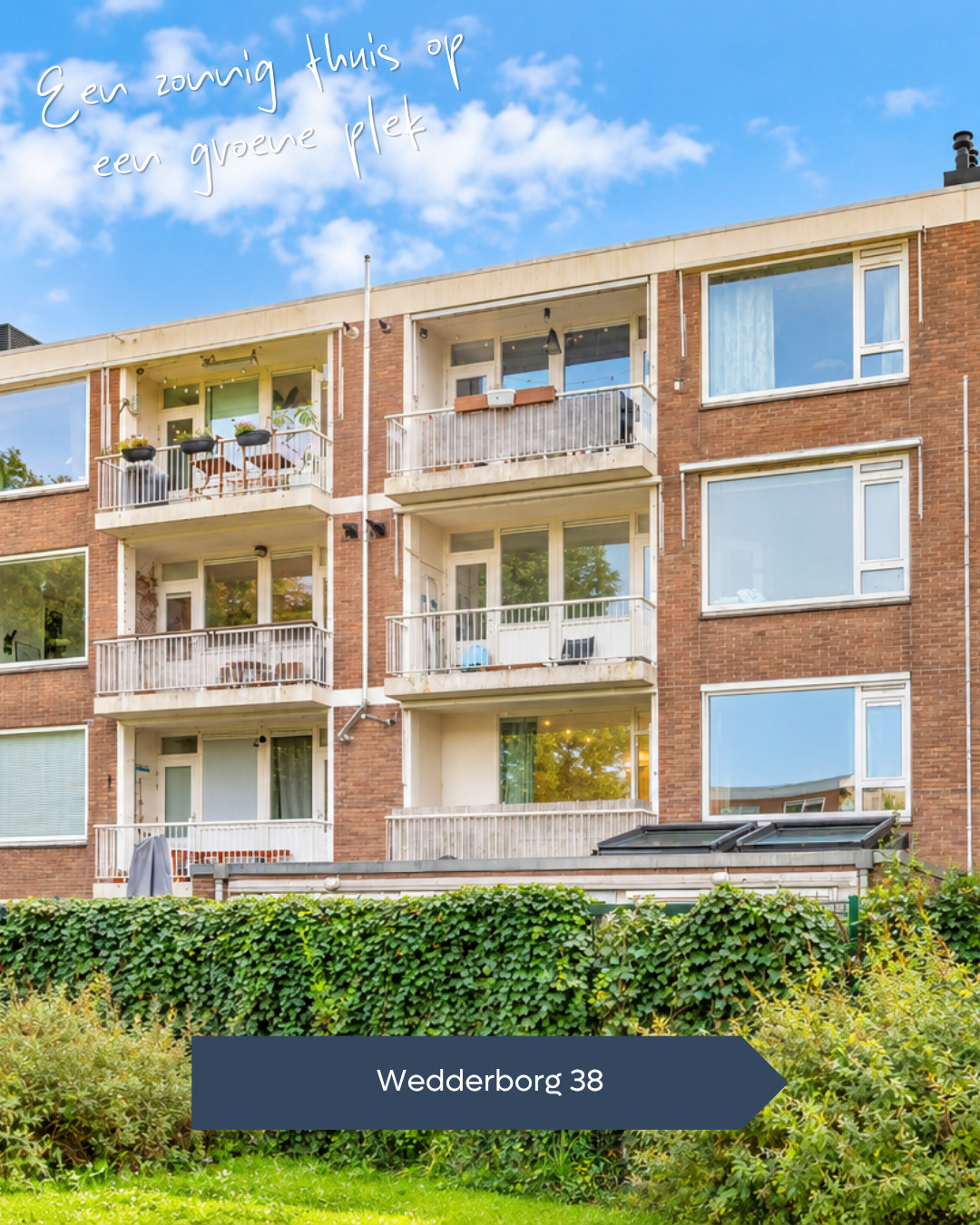 𝐓𝐄 𝐊𝐎𝐎𝐏 🏠 Licht, groen en zonnig wonen in Buitenveldert!⁠
⁠
Aan de Wedderborg 38 vind je een fijn 3-kamerappartement van...