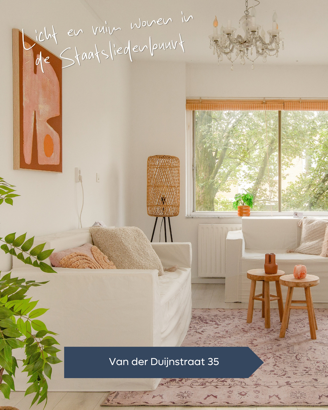 𝐓𝐄 𝐊𝐎𝐎𝐏 🏠 ⁠Wonen met ruimte én middagzon ☀️⁠
⁠
Dit vierkamerappartement ligt op de tweede verdieping en beschikt over twee...